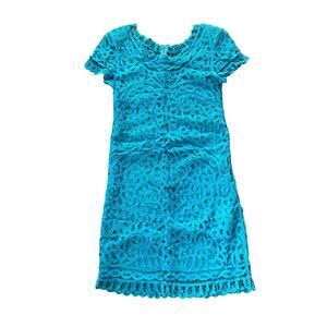 Sea New York Lace Mini Dress Blue